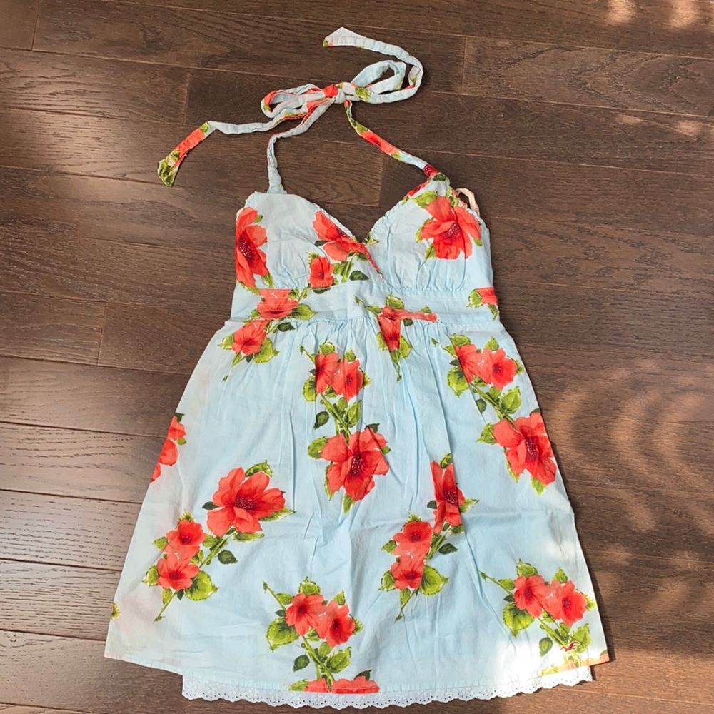 Hollister Summer Halter Floral Dress